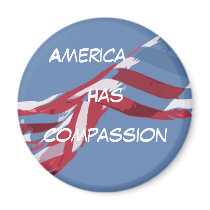 americanflagcutout, America, Has, Compassion magnets by jenniekurono americanflagcutout, America, Has, Compassion magnets