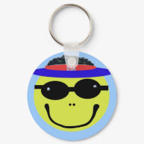 Americanpatriotsmiley keychains by jenniekurono Americanpatriotsmiley keychains