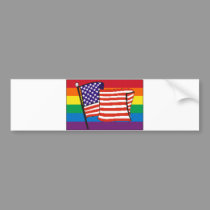 americanrainbowflagmagnet bumper stickers