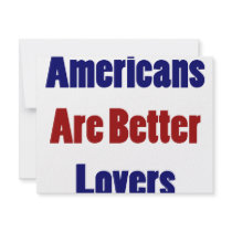 Americans Are Better Lovers invitations
