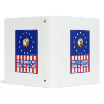 Americans Brew True Wine 3 Ring Binders