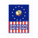 Americans Brew True Wine Postcard