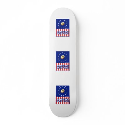 Americans Brew True Wine Custom Skate Board by bear518