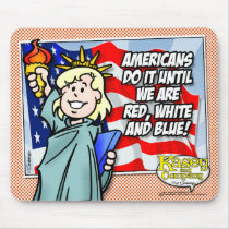 Amerikaner tun es mauspads