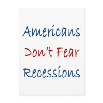 Americans Don't Fear Recessions postcards by Supernova23 Americans Don't Fear Recessions postcards