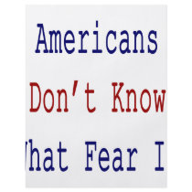 Americans Don't Know What Fear Is flyers by Supernova23 Americans Don't Know What Fear Is flyers