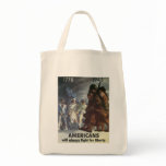 Americans Fight World War 2 Tote Bag