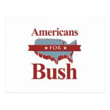 AMERICANS FOR BUSH -.png Postcard