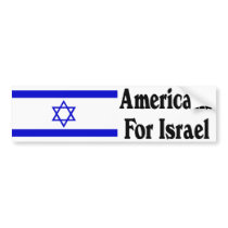Americans for Israel Bumper Stickers