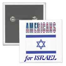 Americans for Israel Button buttons