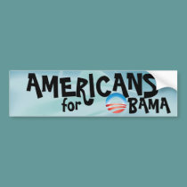 Americans for OBAMA bumper stickers