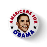 Americans For Obama Button buttons