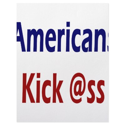 Americans Kick Ass Letterhead Design by Supernova23