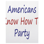 Americans Know How To Party Letterhead Template