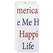 Americans Like Me Have A Happier Life rack cards by Supernova23 Americans Like Me Have A Happier Life rack cards