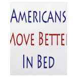 Americans Move Better In Bed Letterhead Template