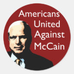 Americans United Against McCain Sticker