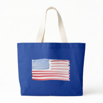 Americans USA Flag Canvas Bag