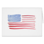 Americans USA Flag Card