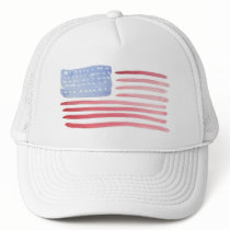 Americans USA Flag Mesh Hats
