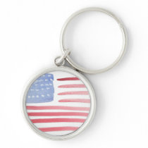 Americans USA Flag Key Chain