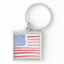 Americans USA Flag Keychain