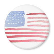 Americans USA Flag Fridge Magnet