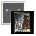 Americans Will Always Fight For Freedom Pinback Button