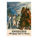 Americans Will Always Fight for Liberty - 1943 posters