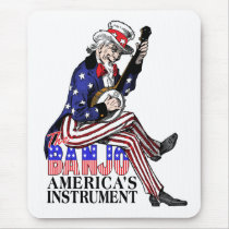 America's Banjo Mousepad mousepads