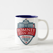 America's Comeback Team Romney-Ryan 2012 Mug mugs