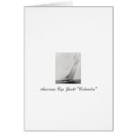 Americas Cup Yacht "Columbia" Card