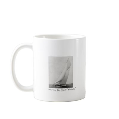 Americas Cup Yacht "Columbia" Coffee Mug by SeaEndevour