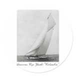 Americas Cup Yacht "Columbia" Stickers