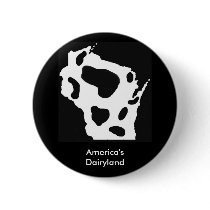 America's Dairyland buttons