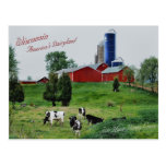 America's Dairyland Post Card