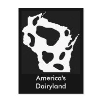 America's Dairyland postcards