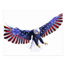 America's eagle postcards