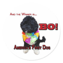 AMERICA'S FIRST DOG:  BO stickers