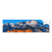 America's Mountain at Sunrise Bumper Stickers
