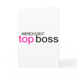 Americas Next Top Boss Card
