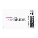 America's Next Top Bride postage by CelebrationZazzle America's Next Top Bride postage