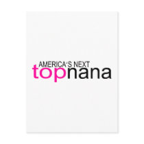 Americas Next Top Nana Post Card