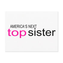 Americas Next Top Sister postcards