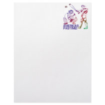 Americas Pastime Customized Letterhead