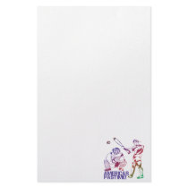 Americas Pastime Custom Stationery
