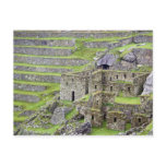 Americas, Peru, Machu PIcchu. The ancient 2 Post Card
