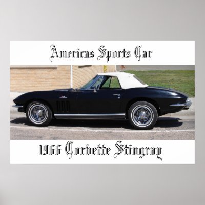 Americas Sports Car1966 Corvette Stingray Print by wksimages