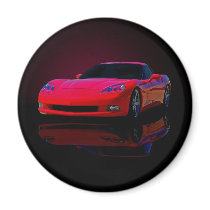 Americas Sports Car magnets by fredsredt Americas Sports Car magnets