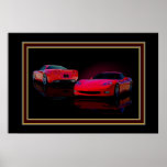 Americas Sports Car two views Print